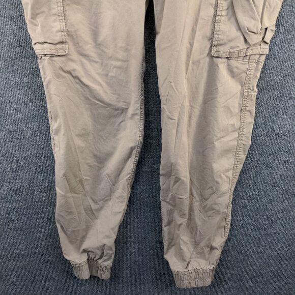 Divided H&M Men's Cargo Pants Tan Size 34 Flat Front Multi-Pocket Tapered Leg - Picture 4 of 12